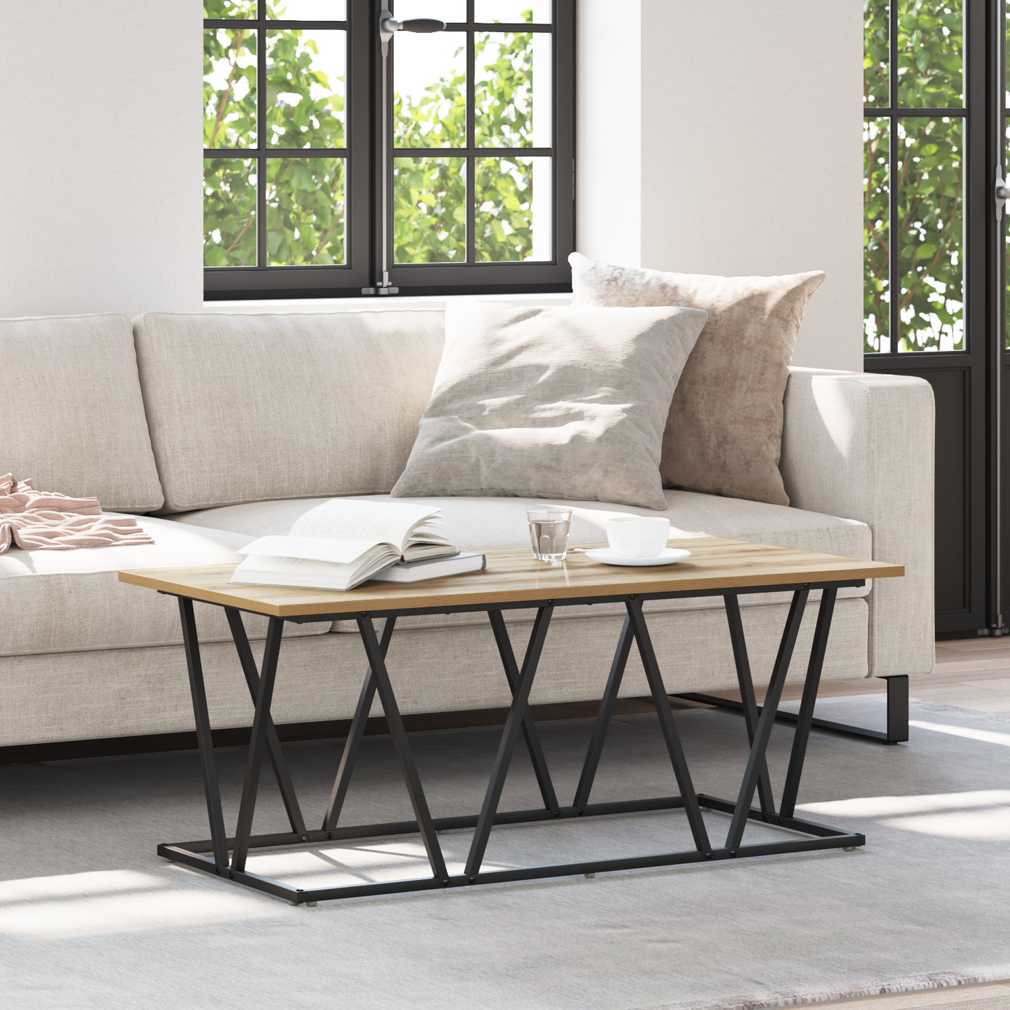 Coffee Table Artisan Oak 100 x 50 x 40 cm