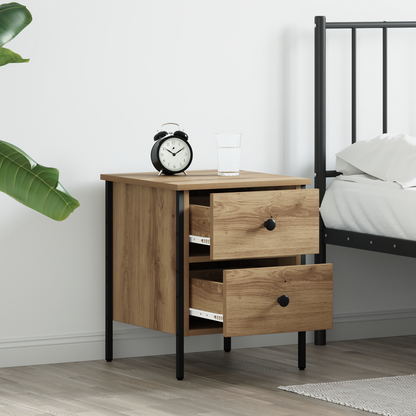 Bedside Cabinet with Drawer Artisan oak 40 x 42 x 50 cm