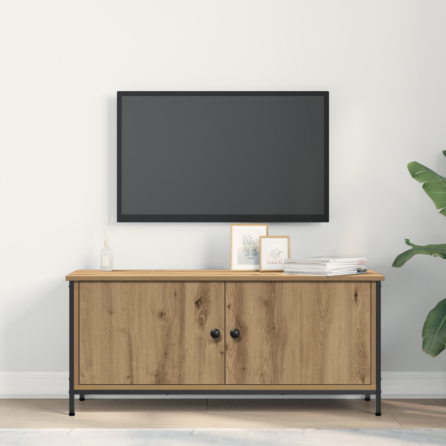 TV Cabinet Artisan Oak 100 x 35 x 45 cm Engineered Wood