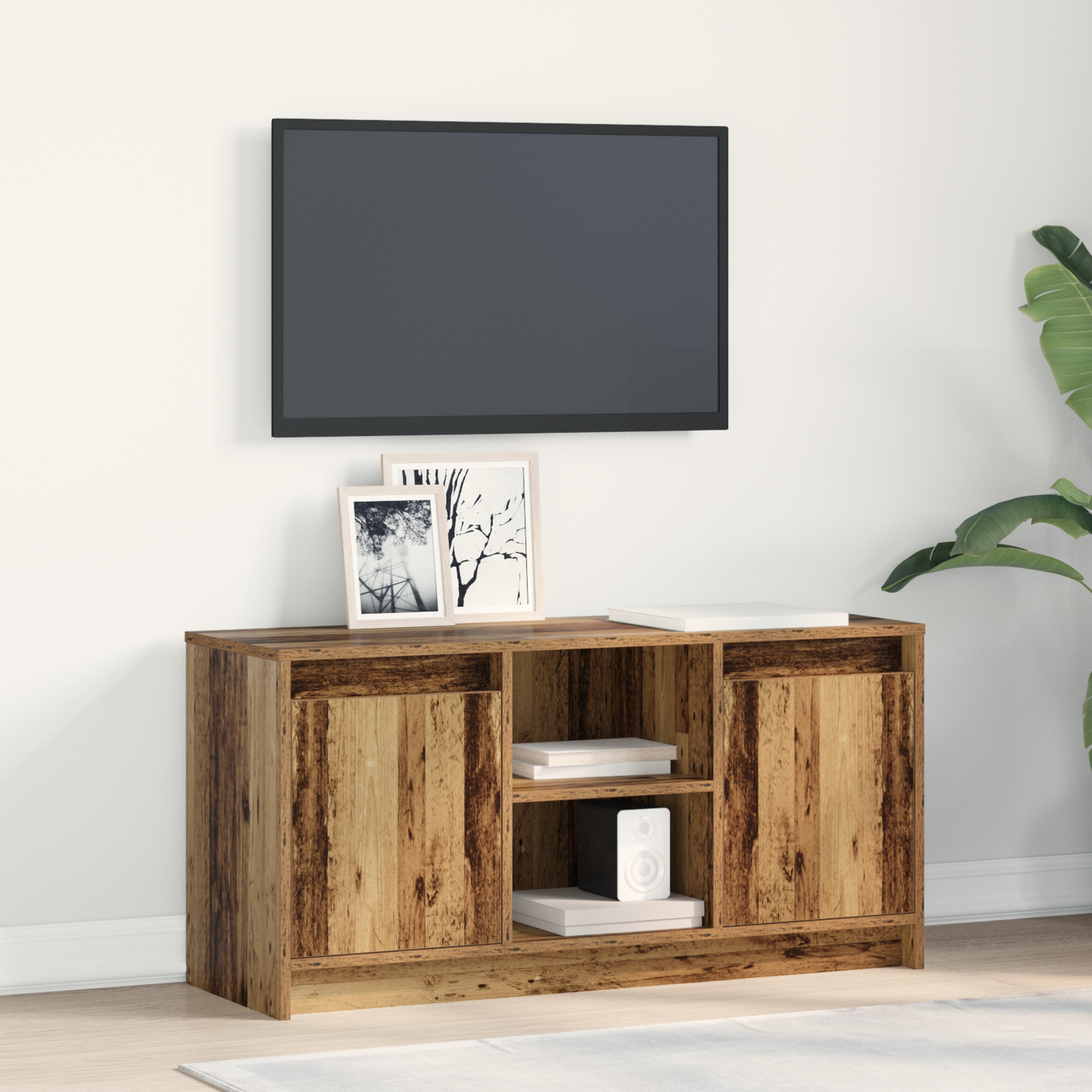 TV Units Brown 100 x 34 x 50 cm Engineered wood