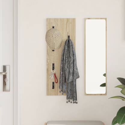 Wall-Mounted Coat Rack Wall-mounted Sonoma Oak 30 x 1.5 x 80 cm
