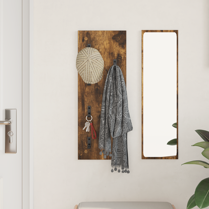 Wall-Mounted Coat Rack Wall-mounted Smoked Oak 30 x 1.5 x 80 cm