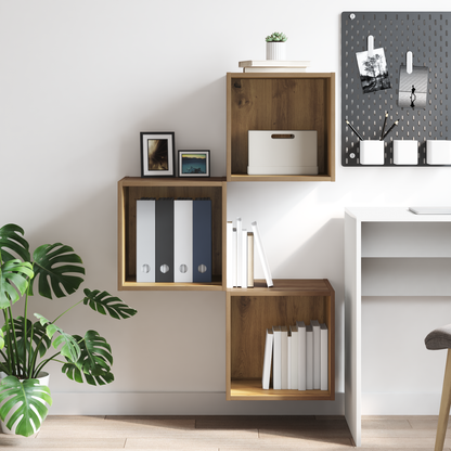 Wall Cabinet Artisan Oak 37 x 37 x 37 cm Engineered Wood