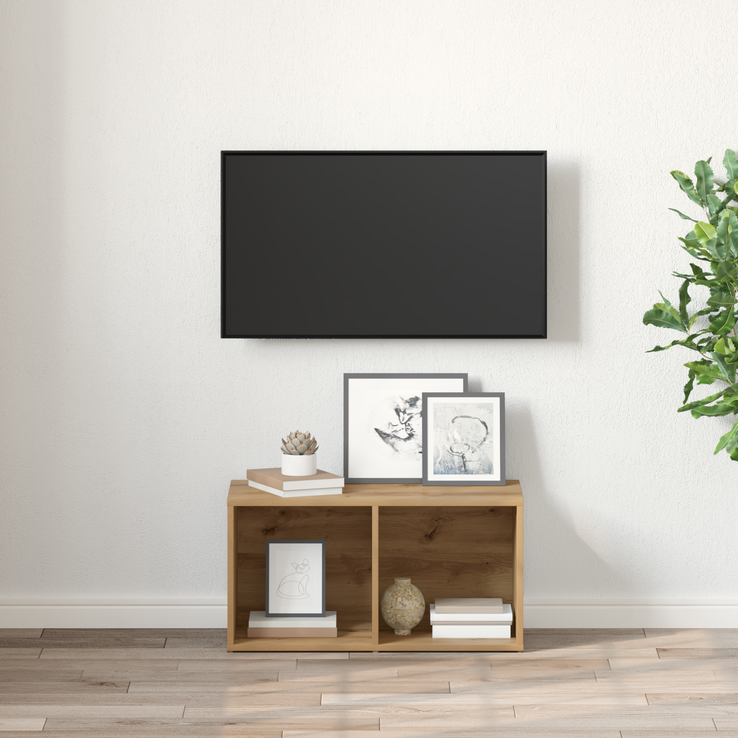 TV Cabinet Set Brown 72 x 35 x 37 cm Engineered Wood