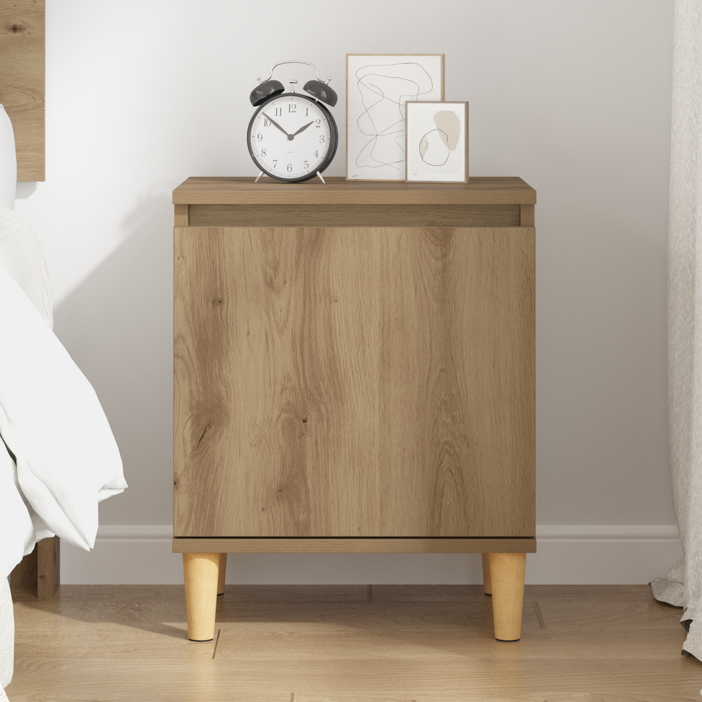 Bedside Cabinet Artisan Oak 40 x 30 x 50 cm Engineered Wood