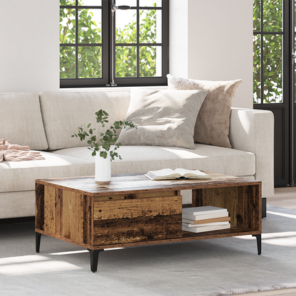 Coffee Table Old wood 90 x 60 x 35 cm Engineered wood