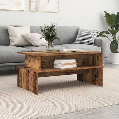 Coffee Table Old Wood 90 x 55 x 42.5 cm Engineered Wood