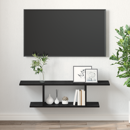 TV Cabinet Set Black 103 x 30 x 26.5 cm Engineered Wood