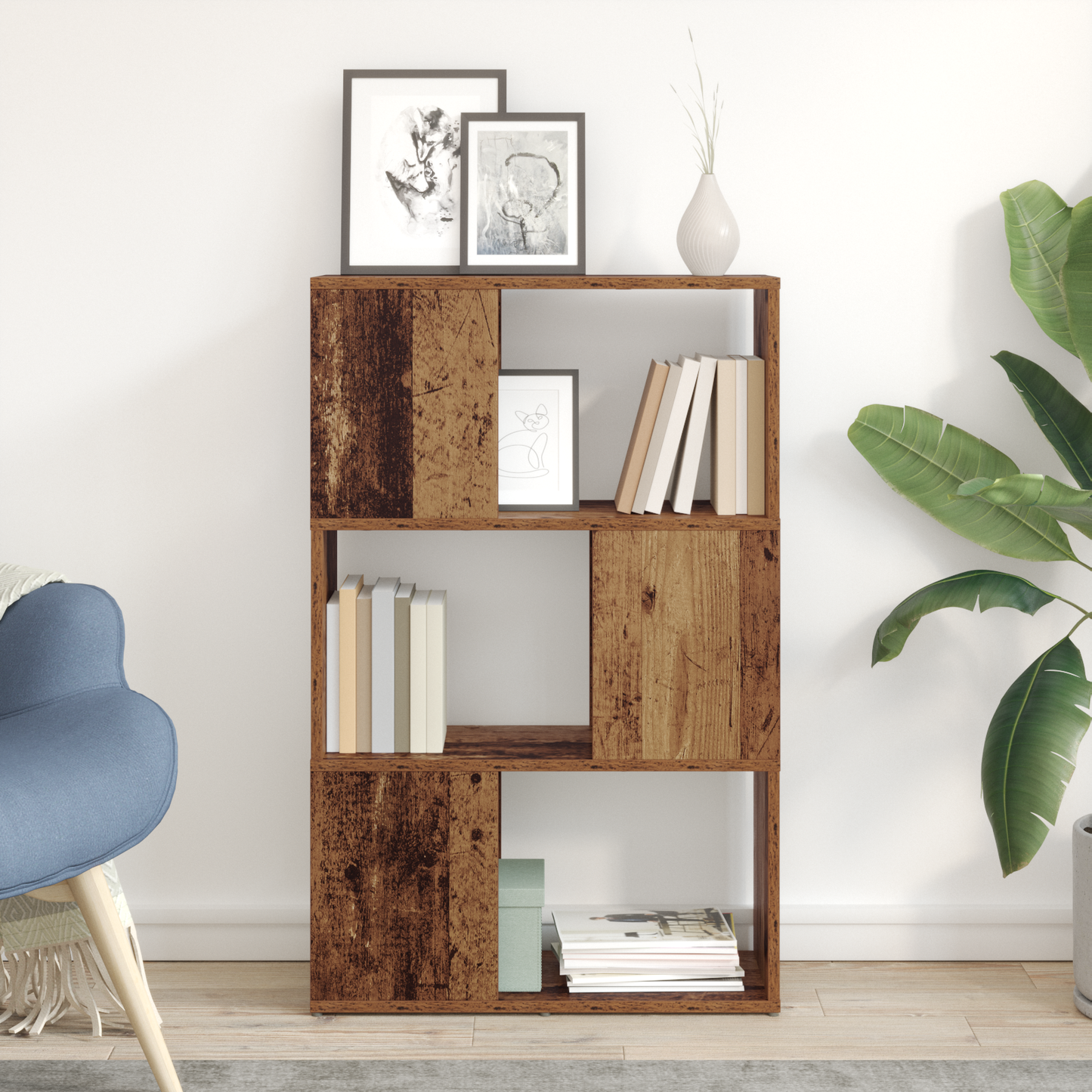 TV Cabinet Set Brown 60 x 24 x 94.5 cm Engineered Wood