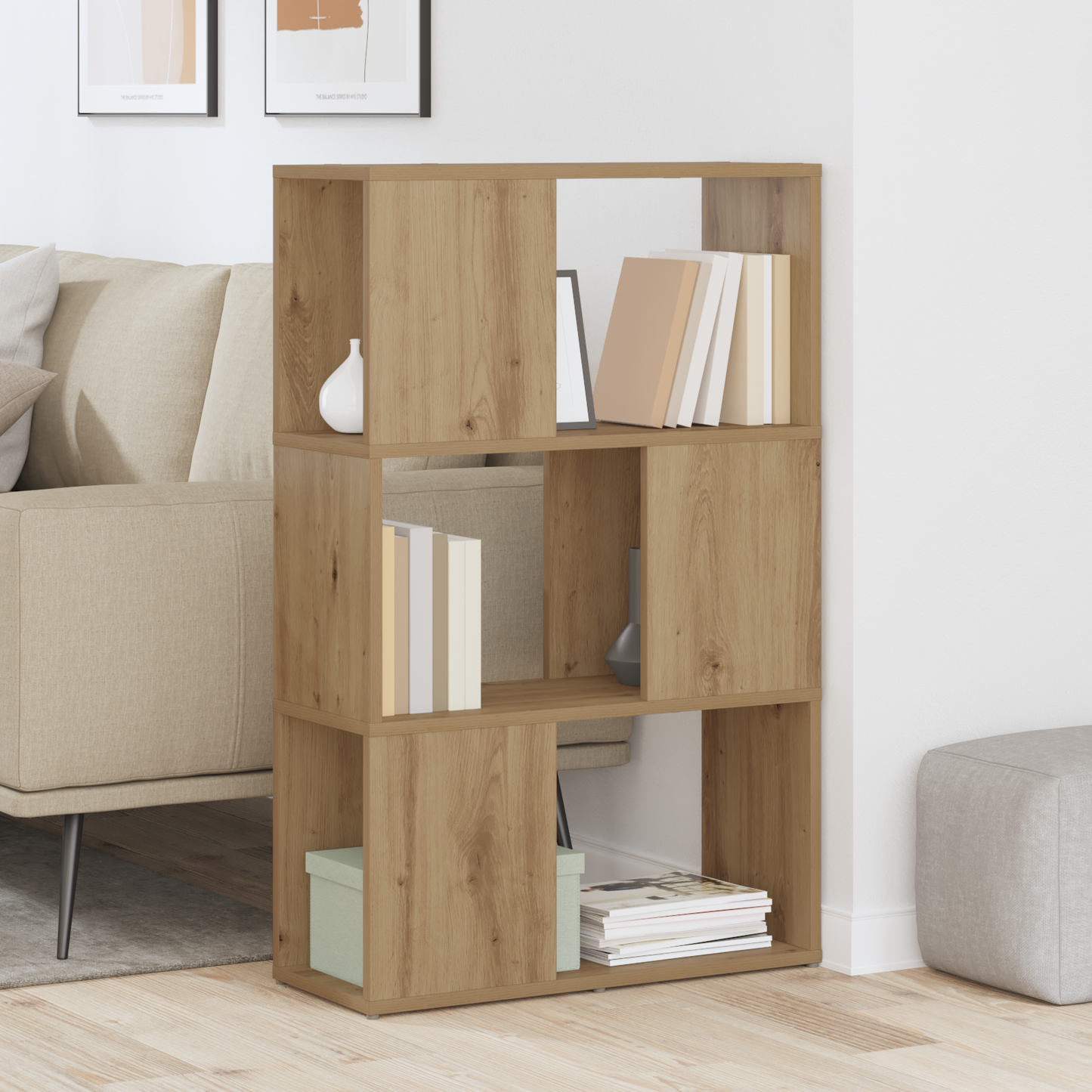 TV Cabinet Set Brown 60 x 24 x 94.5 cm Engineered Wood
