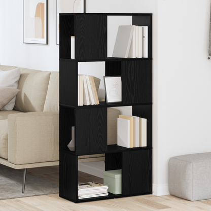 TV Cabinet Set Black 60 x 24 x 125.5 cm Engineered Wood
