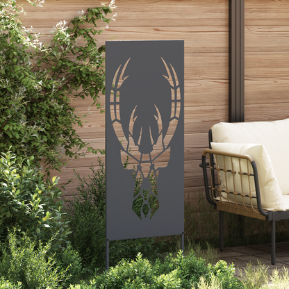 Garden Privacy Screen Anthracite 50 x 140 cm Cold-rolled steel