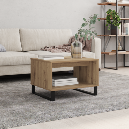 Coffee Table Artisan oak 60 x 50 x 40 cm Engineered wood